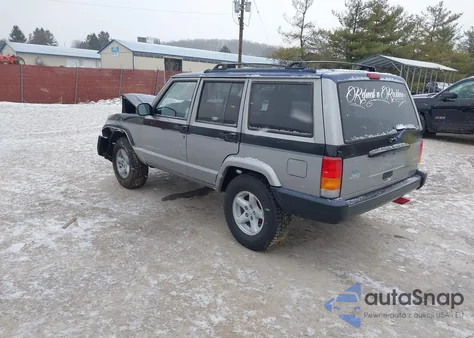 2001 Jeep Cherokee Sport from USA, damaged, VIN 1J4FT48S91L518522